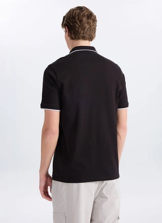 Jeep Siyah Erkek Polo T-Shirt J6SM-TST7299