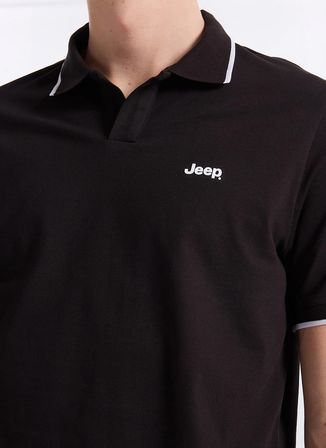 Jeep Siyah Erkek Polo T-Shirt J6SM-TST7299