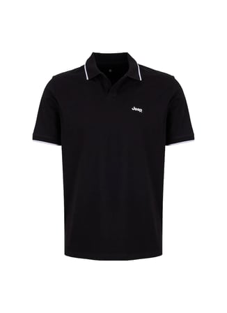 Jeep Siyah Erkek Polo T-Shirt J6SM-TST7299