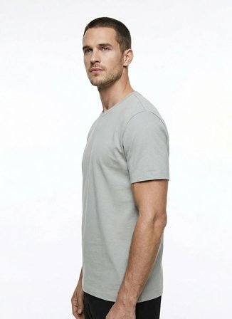 Fabrika Haki Erkek Relaxed Düz T-Shirt F4SM-TST 2847