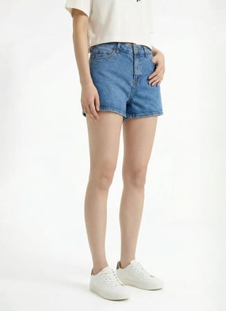 İndigo Kadın Pamuklu Denim Şort J6SL-SHT7054