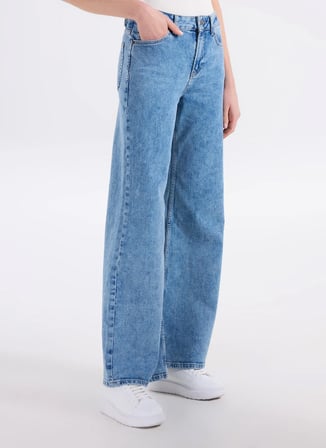 İndigo Kadın Pamuklu Denim Pantolon J6SL-PNT7051