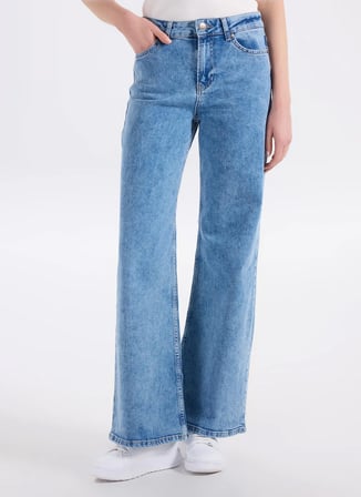 İndigo Kadın Pamuklu Denim Pantolon J6SL-PNT7051