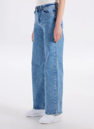 İndigo Kadın Pamuklu Denim Pantolon J6SL-PNT7051