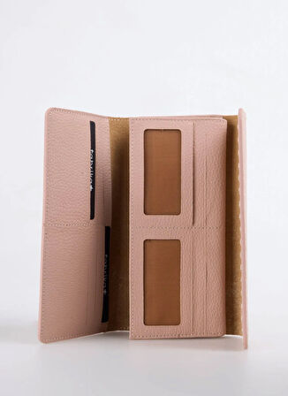 Fabrika Pudra Kadın Cüzdan Frk 540 Flt Deri Pudra