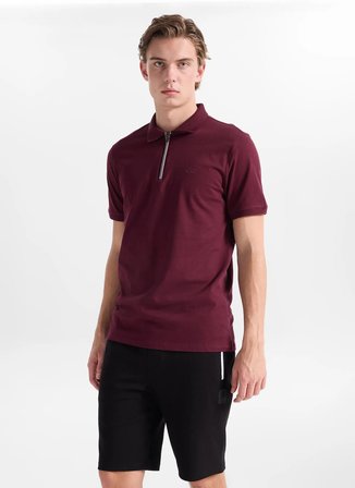 Discovery Expedition D6SM-TST3719 Bordo Erkek Polo T-Shirt