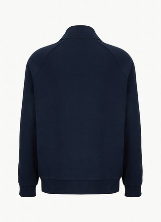 Discovery Expedition D6SM-SWT3718 Lacivert Dik Yaka Relaxed Erkek Sweatshirt
