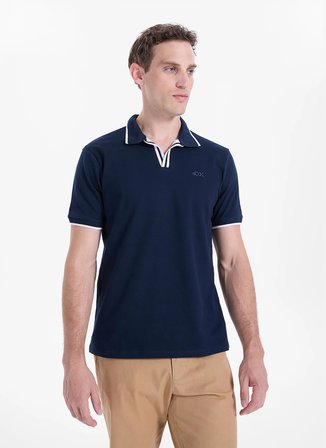 Discovery Expedition D6SM-TST3720 Lacivert Erkek Polo T-Shirt