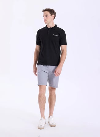 Discovery Expedition D6SM-TST3800 Siyah Erkek Polo T-Shirt