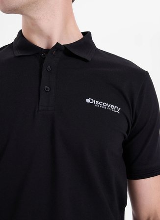 Discovery Expedition D6SM-TST3800 Siyah Erkek Polo T-Shirt