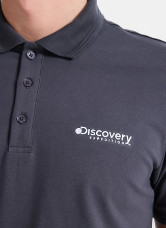 Discovery Expedition D6SM-TST3800 Antrasit Erkek Polo T-Shirt