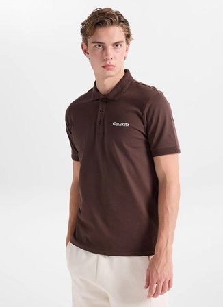 Discovery Expedition D6SM-TST3800 Kahve Erkek Polo T-Shirt
