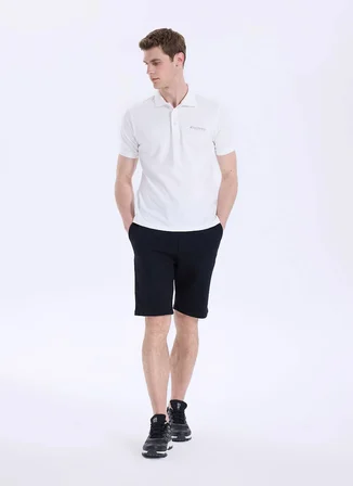Discovery Expedition D6SM-TST3800 Beyaz Erkek Polo T-Shirt