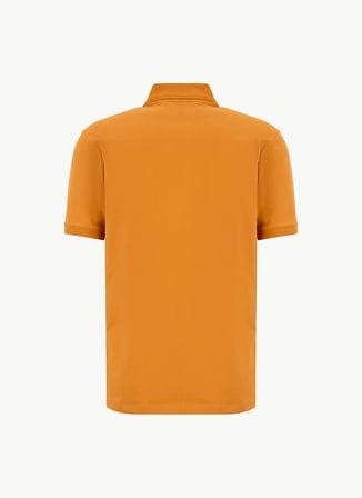 Discovery Expedition D6SM-TST3800 Turuncu Regular Fit Düz Erkek Polo T-Shirt