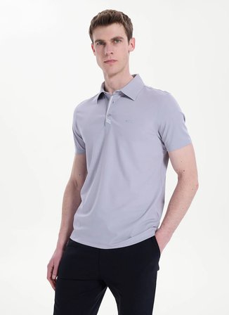 Discovery Expedition D6SM-TST3792 Gri Erkek Polo T-Shirt