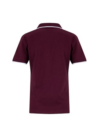 Discovery Expedition Bordo Pamuk Karışımlı Polo T-Shirt D6SL-TST3503