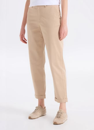 Discovery Expedition D6SL-PNT3541 Bej Kadın Chino Pantolon