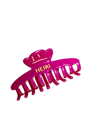 Heiri Mor Saç Aksesuarı FRENCH KEMIK MACENTA TOKA L