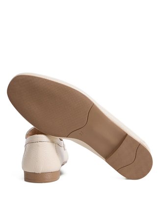 Fabrika Bej Kadın Loafer D-HANKS-ZAGAN