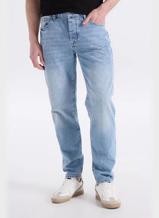 Mustang Normal Bel Tapered Fit Mavi Erkek Denim Pantolon TOLEDO TAPERED-1901