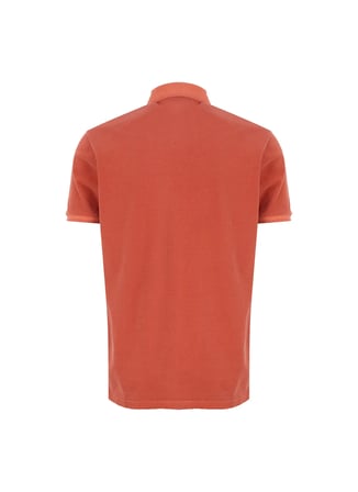 Mustang Turuncu Erkek Relaxed Yıkamalı Polo T-Shirt M6SM-TST1326