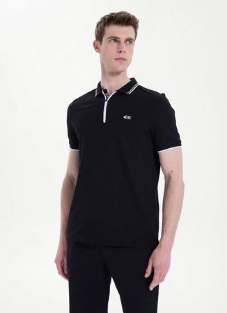 Discovery Expedition D6SM-TST3889 Siyah Erkek Polo T-Shirt