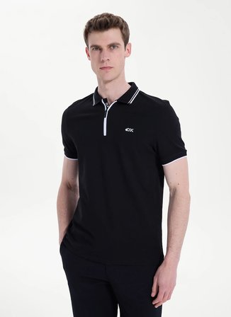 Discovery Expedition D6SM-TST3889 Siyah Erkek Polo T-Shirt