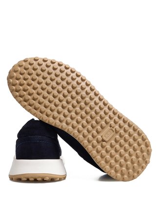 Penford Lacivert Erkek Deri Sneaker TESSA-SOLENYA-SUET