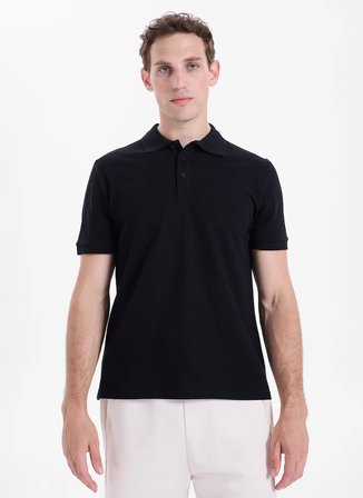 Limon Siyah Erkek Polo T-Shirt L6SM-TST9524