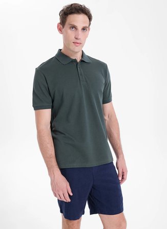 Limon Haki Erkek Polo T-Shirt L6SM-TST9524