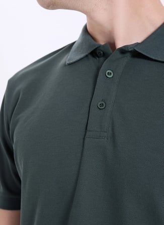 Limon Haki Erkek Polo T-Shirt L6SM-TST9524