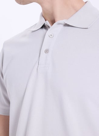 Limon Gri Erkek Polo T-Shirt L6SM-TST9524