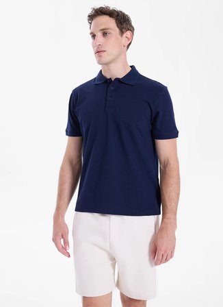 Limon Lacivert Erkek Polo T-Shirt L6SM-TST9524