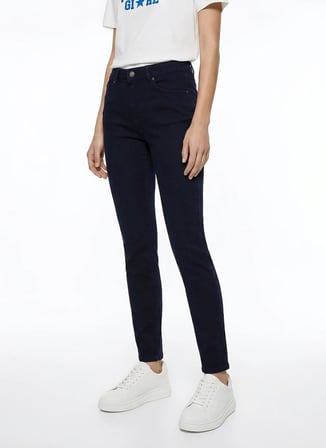 Mustang Lacivert Kadın Super Skinny Yıkamalı Denim Pantolon GEORGIA SUPER SKINNY73