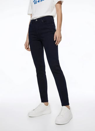 Mustang Lacivert Kadın Super Skinny Yıkamalı Denim Pantolon GEORGIA SUPER SKINNY73