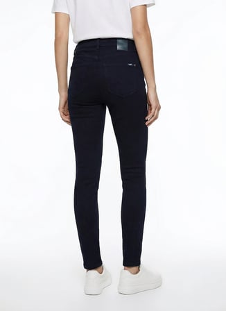 Mustang Lacivert Kadın Super Skinny Yıkamalı Denim Pantolon GEORGIA SUPER SKINNY73