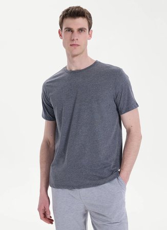 Limon Antrasit Erkek T-Shirt L6SM-TST9522