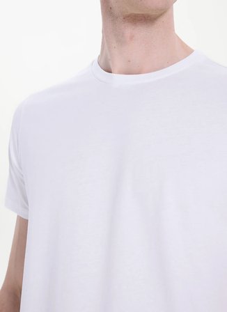 Limon Beyaz Erkek T-Shirt L6SM-TST9522