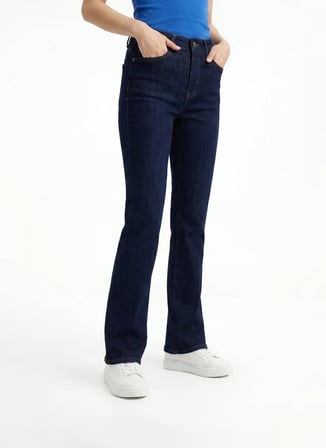 Limon Lacivert Kadın Denim Pantolon L6SL-PNT9057