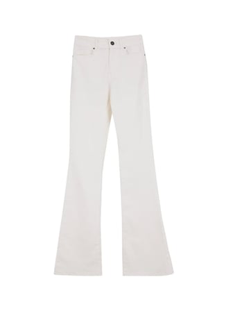 Limon Beyaz Kadın Denim Pantolon L6SL-PNT9057