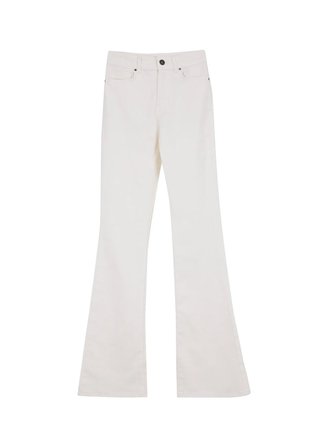 Limon Beyaz Kadın Denim Pantolon L6SL-PNT9057