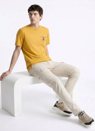 Discovery Expedition Hardal Erkek  T-Shirt D6SU-TST3101
