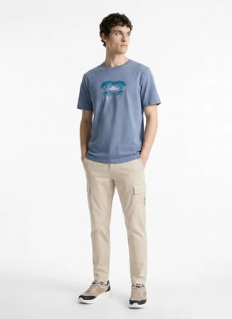 Discovery Expedition Gri Erkek  T-Shirt D6SU-TST3100