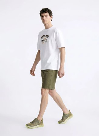 Discovery Expedition Beyaz Erkek T-Shirt D6SU-TST3100
