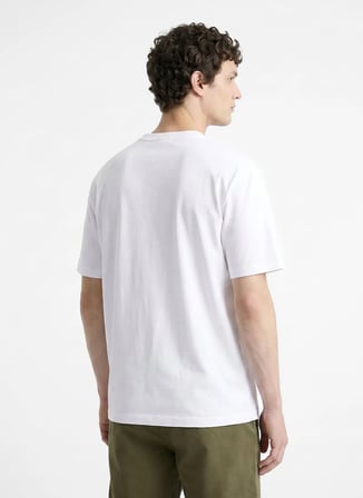 Discovery Expedition Beyaz Erkek T-Shirt D6SU-TST3100