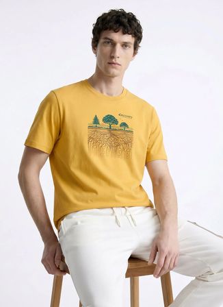 Discovery Expedition Hardal Erkek T-Shirt D6SU-TST3102
