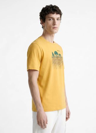 Discovery Expedition Hardal Erkek T-Shirt D6SU-TST3102