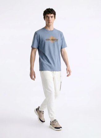 Discovery Expedition Gri Erkek T-Shirt D6SU-TST3104
