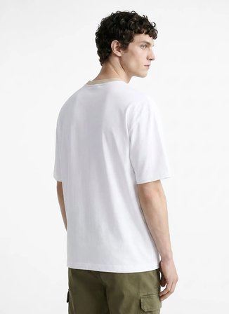 Discovery Expedition Beyaz Erkek T-Shirt D6SU-TST3105