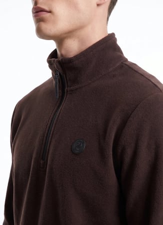 Discovery Expedition D5WM-SWT3300 Kahverengi Erkek Polar Sweatshırt